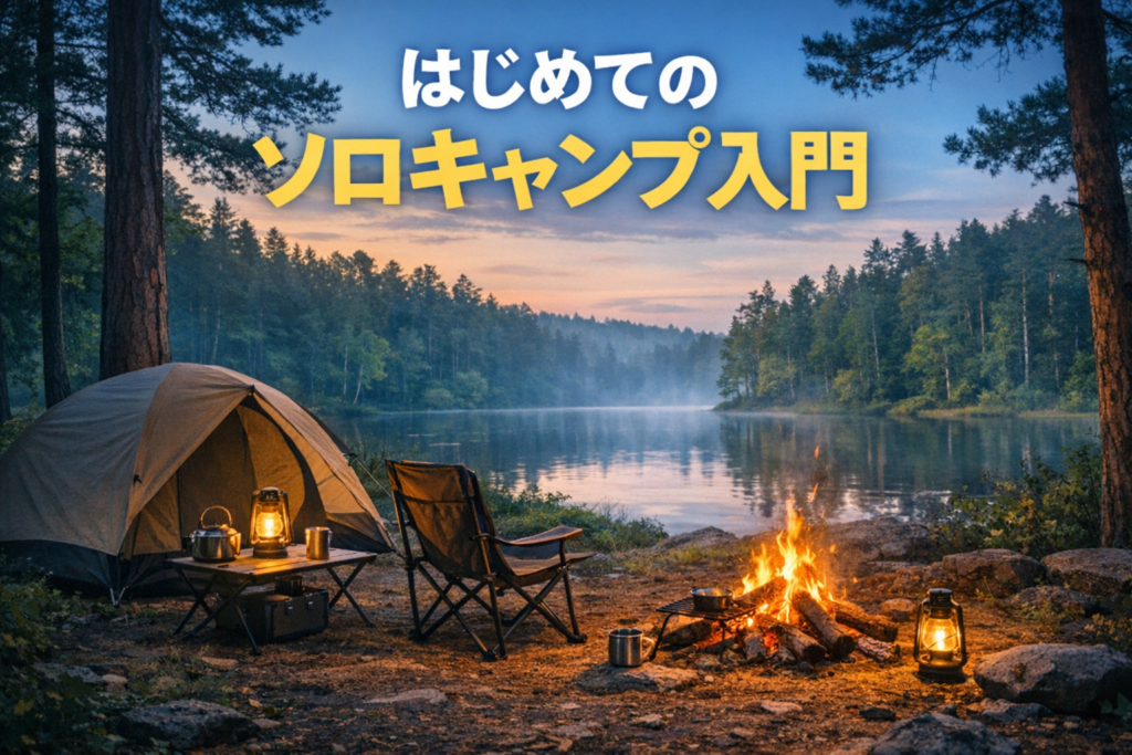 ソロキャンプ初心者向け完全ガイド|始め方・必要なもの・安全対策までやさしく解説 1 初めてのソロキャンプ