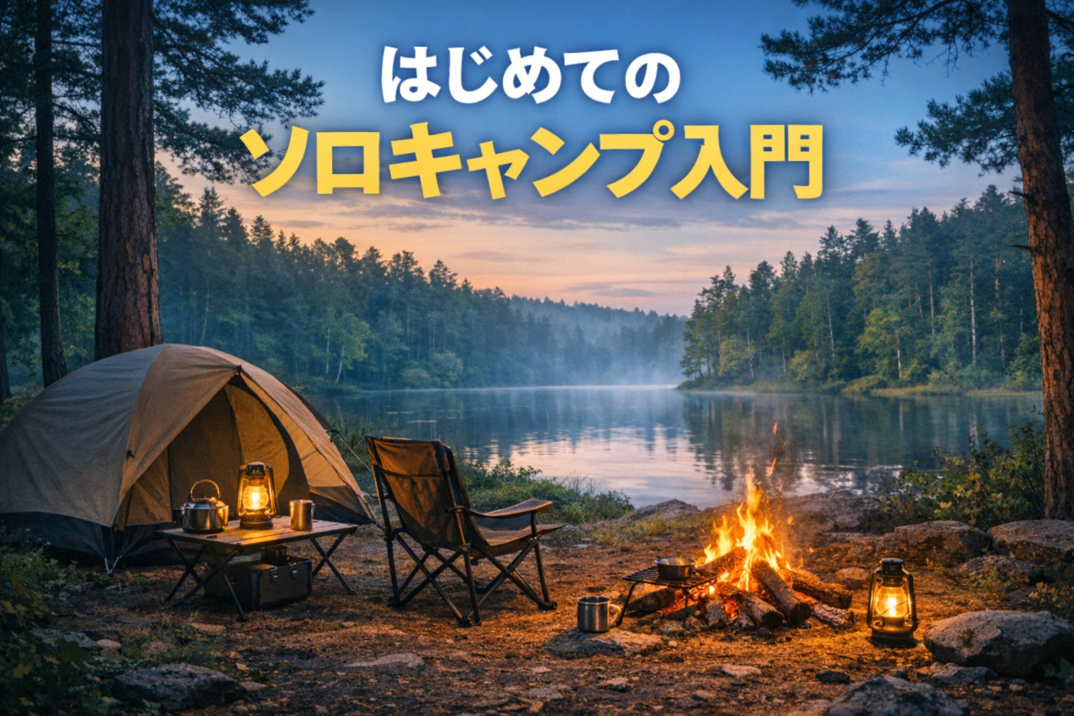 初めてのソロキャンプ